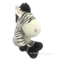 Plush Zebra With Rattle